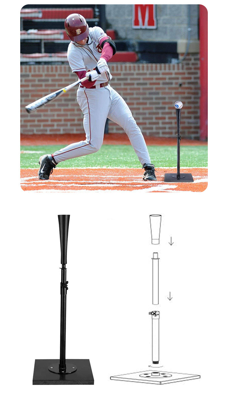 Entraîneur de baseball Baseball Baseball Base de Pratique Siège en T Dispositif de Percussion en T-rack