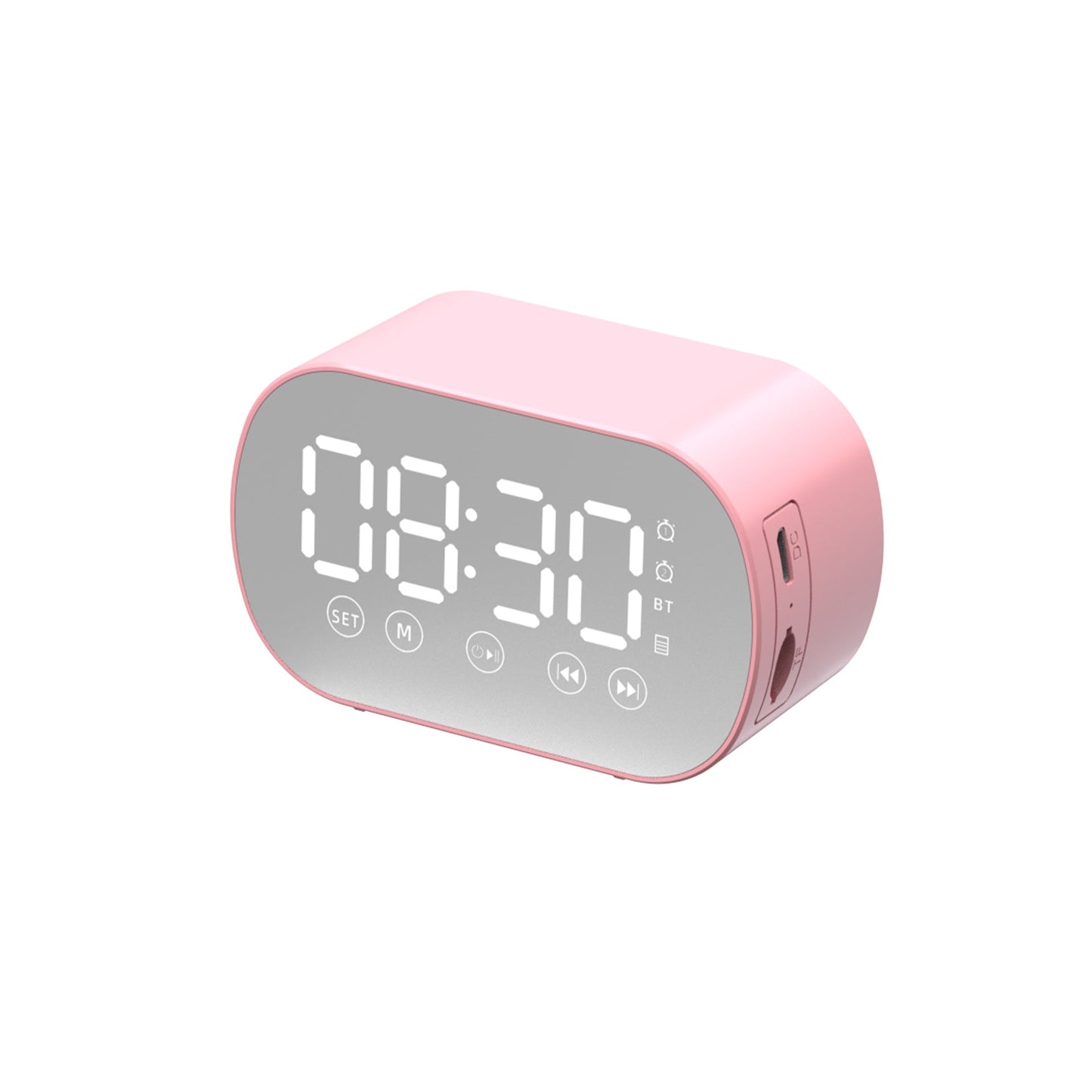Mini haut-parleur Bluetooth sans fil multifonction miroir
