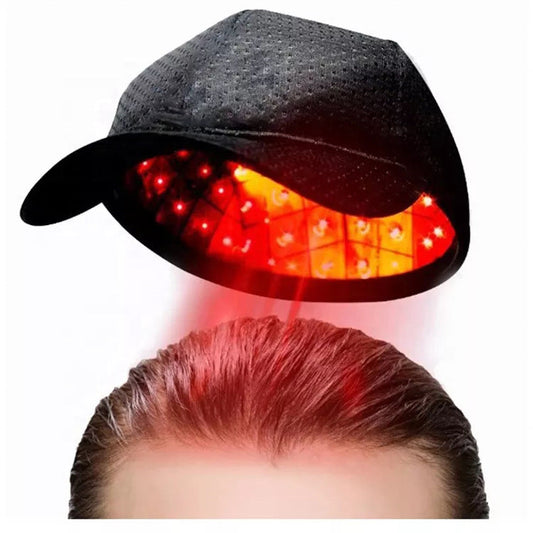 Instrumento de cuidado de casco para el crecimiento del cabello con láser