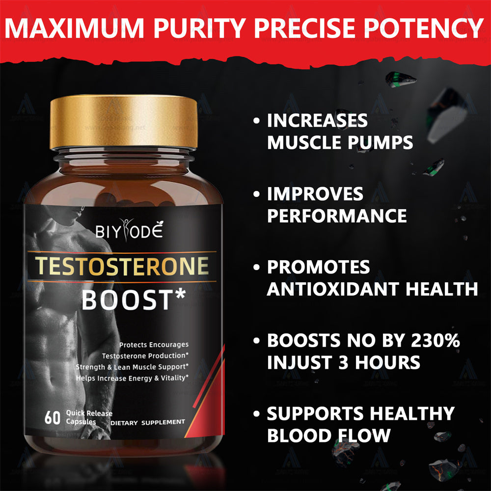 Testosterone Capsules Vegetarian Vitamins Apparel