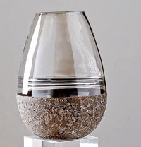 Nordic Light Luxury Straight Glass Vase