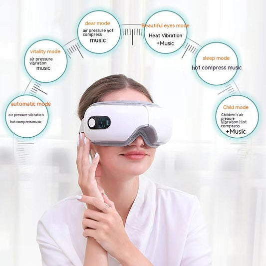 Masajeador ocular eléctrico de carga inteligente para aliviar la fatiga