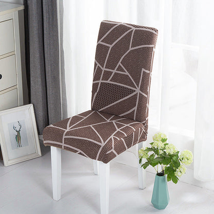 New Chair Cover Printed Chair Cover Elastic Antifouling Hotel Household Chair Cushion Protective Cover