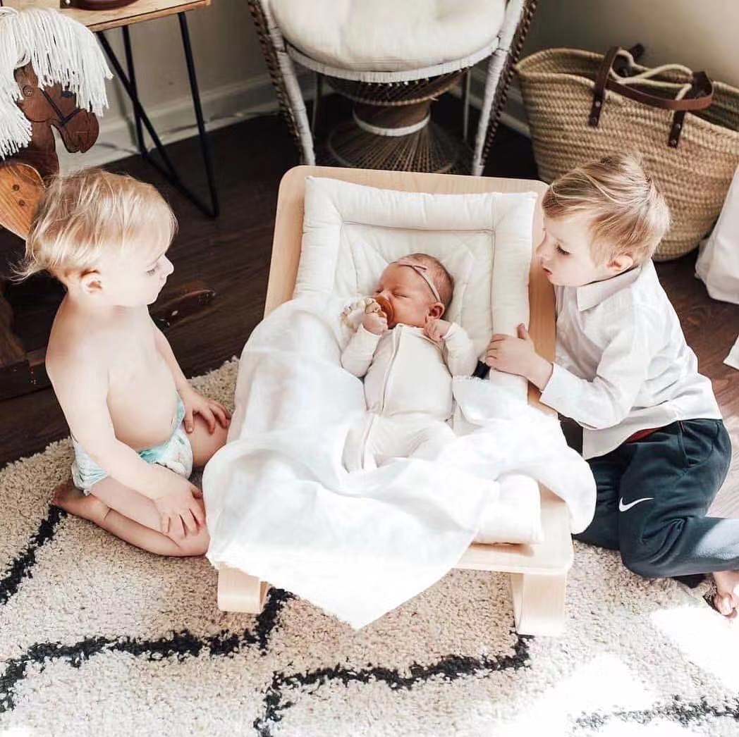 Angelnaco Fauteuil à bascule pour bébé Couffin Produit fantastique Fauteuil à bascule Style Ins
