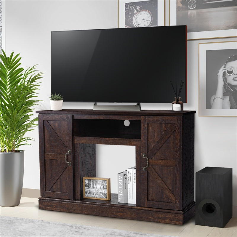 Meuble TV en bois de style vintage pour salon