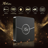 X98plus Set-top 5G Dual-band WiFi Bluetooth 4K Android TV Box