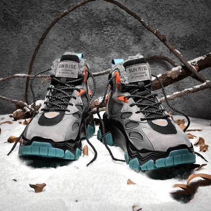 Chaussures de sport décontractées d'hiver pour hommes Bottes de neige