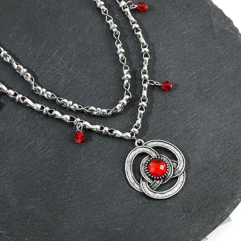 Alloy Silver Necklace Jewellery Jewelry