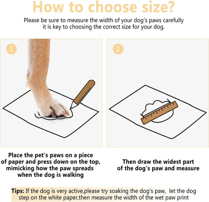 Indoor Dog Boots & Dog Shoes — Non-Slip Paw Protection (4-Pack)