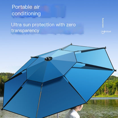 All-Weather Angler's Umbrella – Heavy Duty Fishing & Outdoor Shelter