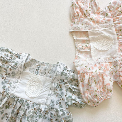 Korean Version Of Floral Princess Dress