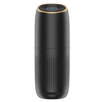 AuraPure™ Onyx & Gold Ionic Air Shield | High-Performance Portable Odor Eliminator & HEPA-Grade Ionizer for Car, Home, and Office