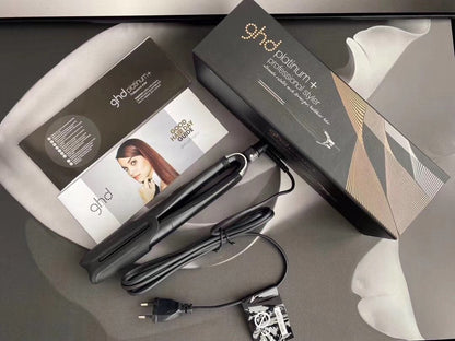 Black And White Platinum Dry Roll Straight Three-in-one Wired Hair Straightener