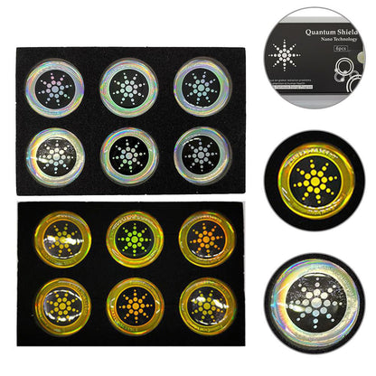 EMF Protection Stickers 6 Pack – Anti Radiation Shield for Phones & Electronics