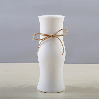 Simple And Beautiful White Creative Minimalist Ceramic Dried Flower Vase