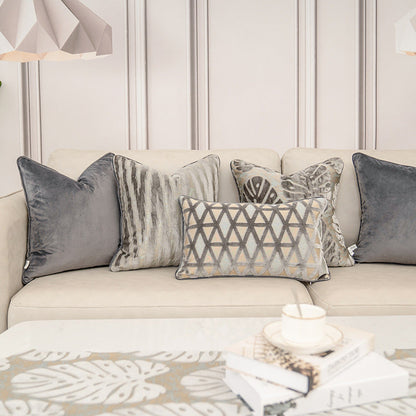 Funda de almohada sencilla estampada para sofá