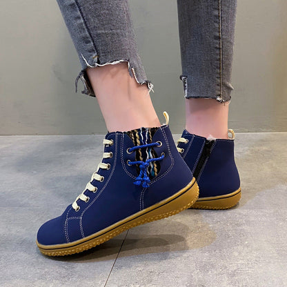 Botas Martin cortas de algodón para mujer para invierno