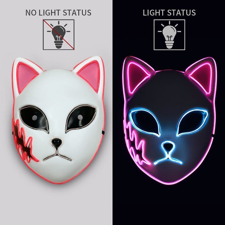 Masque de chat LED Luminous Line