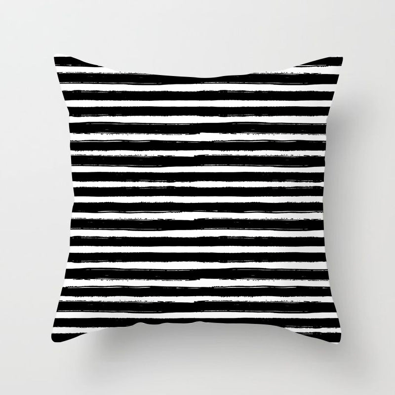 Housse de coussin de canapé abstraite géométrique moderne pour articles ménagers automobiles