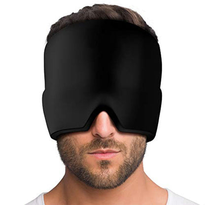 Chapeau Anti-Migraine Thérapie Froide Soulagement de la Migraine Produits Anti-Migraine Bandeau Confortable Masque de Glace pour les Yeux Gonflés