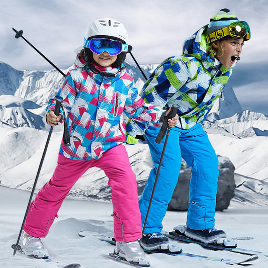 Chaqueta Shell de Traje de Esquí de Tabla Individual y Doble para Niños