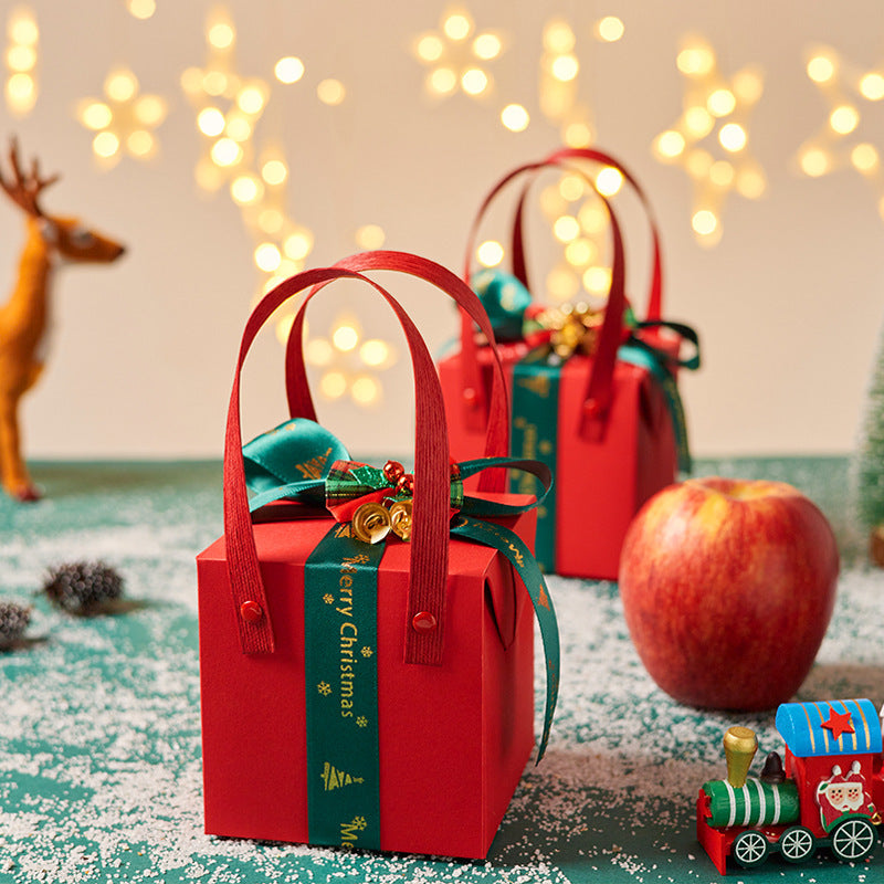 Emballage Boîte Cadeau de Noël Fruits de la Veille de Noël