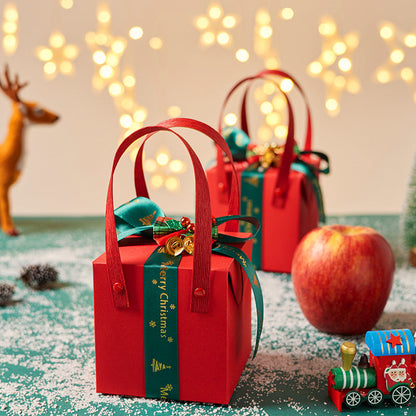 Emballage Boîte Cadeau de Noël Fruits de la Veille de Noël
