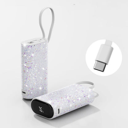 Super Fast Charging With Built-in Cable 10000mA
