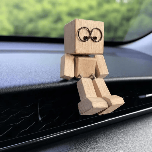 Figura de madera oscilante – Juguetes de equilibrio decorativos hechos a mano
