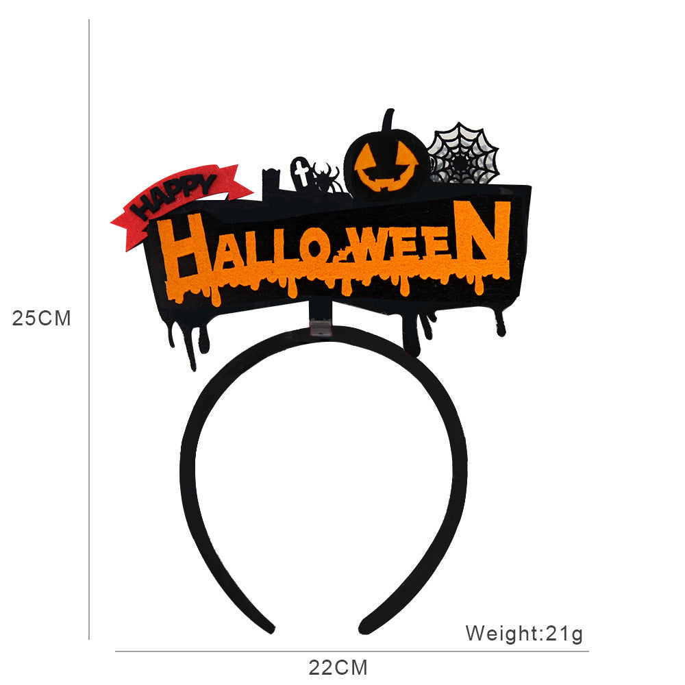 Halloween Decorations Felt Headband Holiday Party Supplies