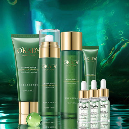 Juego de productos para el cuidado de la piel de plantas, loción acuosa, juego completo de cosméticos hidratantes