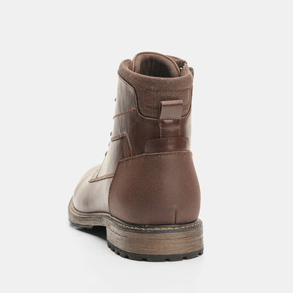 Men's Outdoor Tooling Retro High-top Leather Boots