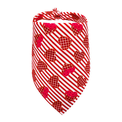 Pet Clothing Love Saliva Towel
