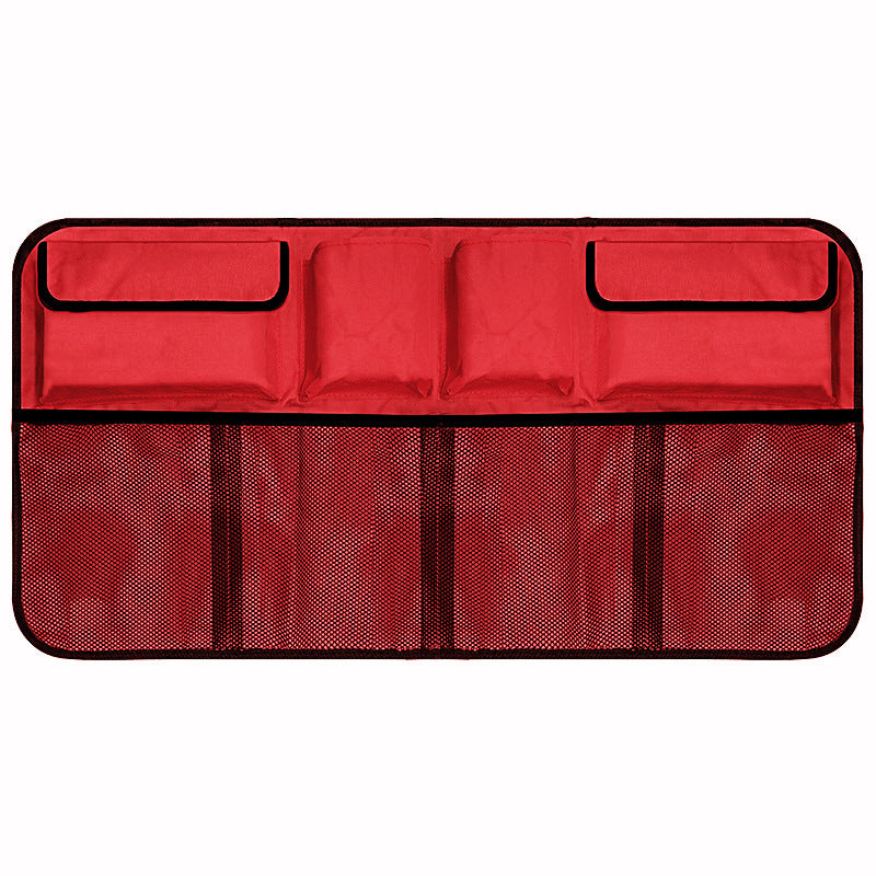 Large-capacity SUV Rear Seat Back Bag Sundries Storage Bag With Net Pocket