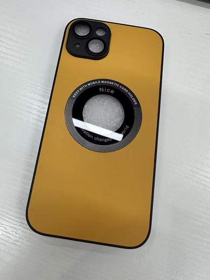 Litchi Grain Leather iPhone 15 & 16 Case