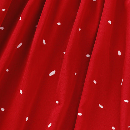New Korean Version Of The Popular Children's Skirt Short-sleeved Princess Skirt