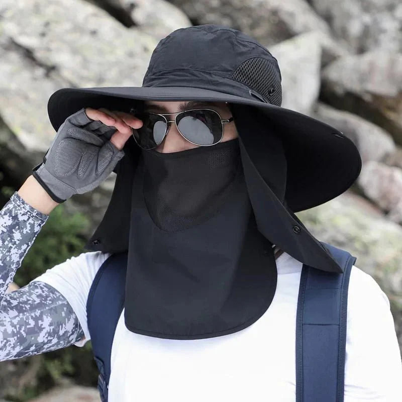 Adjustable Hat – UV Protection Wide Brim Cap