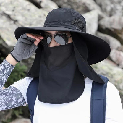 Adjustable Hat – UV Protection Wide Brim Cap