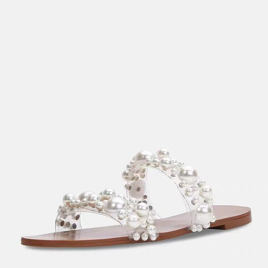 Pantoufles Femme Grande Taille One Word With Sandals
