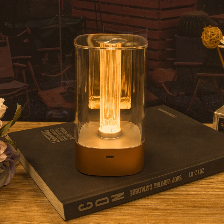 Nouvelle Lampe d'Ambiance LED Tactile Rechargeable USB Protection des Yeux Lampe de Chevet pour Chambre Bar Restaurant Décoration Jardin Veilleuse Décoration Intérieure
