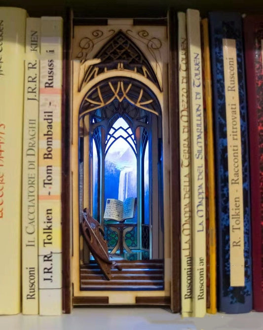 Meuble en bois Bibliothèque modèle 3D Elf Valley