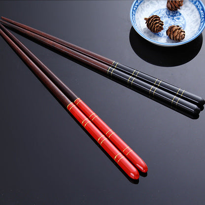Coffret cadeau de baguettes en bois, série couple de style chinois