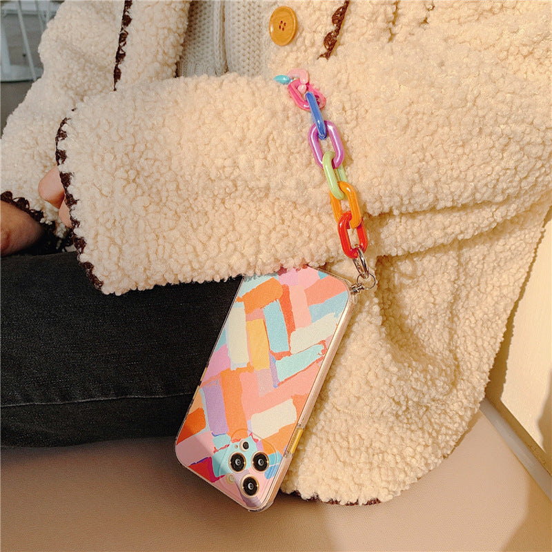 Graffiti Print All-Inclusive TPU iPhone Case – Fashion Street Art Cover | iPhone 7–12