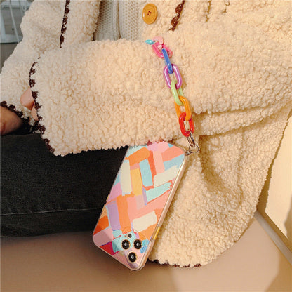 Graffiti Print All-Inclusive TPU iPhone Case – Fashion Street Art Cover | iPhone 7–12