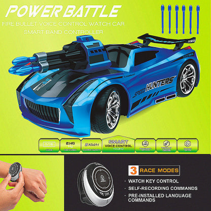 Coche de juguete recargable con control de voz y programación inteligente