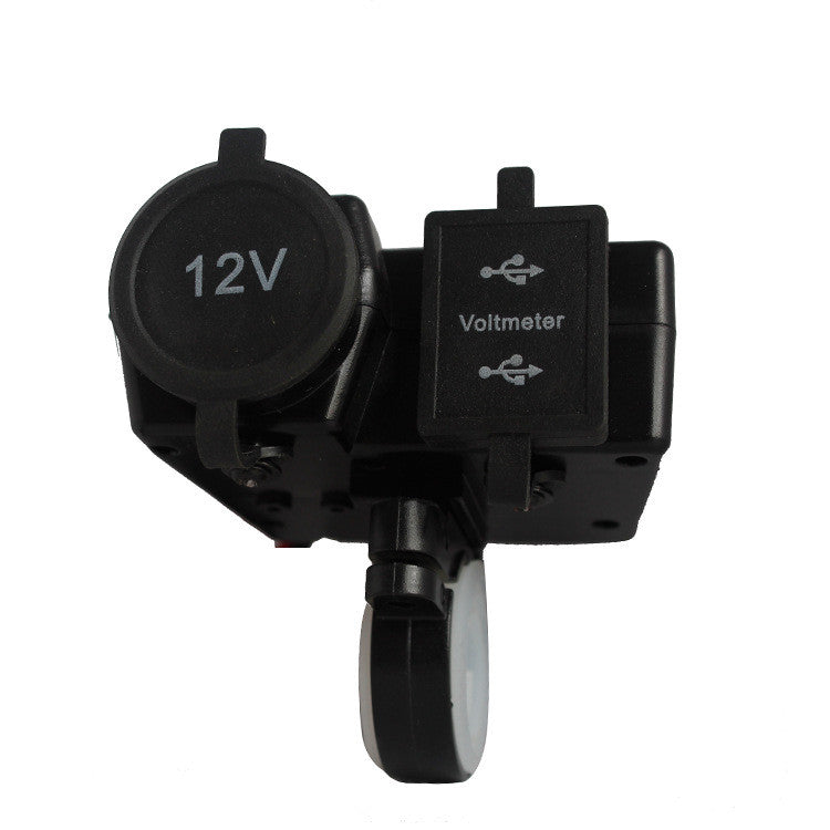Accessoires de Modification pour Moto, Scooter, Voiture, Allumage de Cigarette, Double Port USB, Chargeur de Voiture Modifié avec Fil 42A