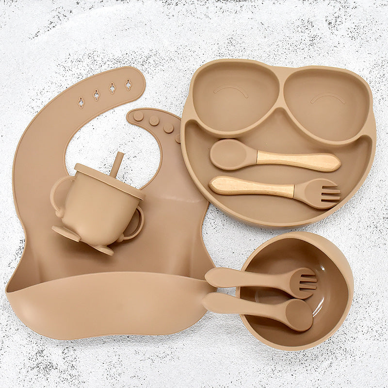 Assiette et bol d'apprentissage 11 pièces pour bébé