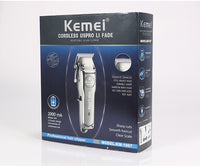 Kemei Rechargeable Electric Hair Clipper for Men – Professional Cordless Trimmer for Home & Salon Use