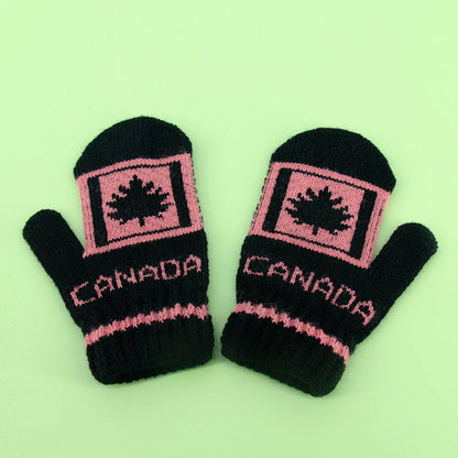 Gants d'hiver en laine pour enfants pour la chaleur