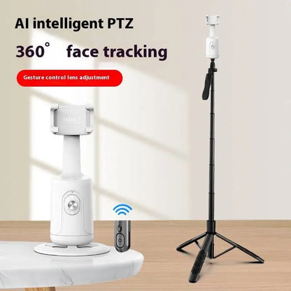 AI Face Tracking Gimbal Phone Holder – 360° Auto-Follow